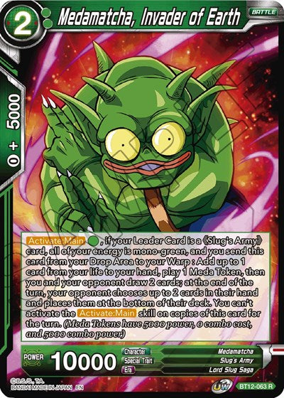 Medamatcha, Invader of Earth [BT12-063] | Arkham Games and Comics