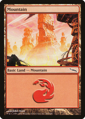 Mountain (302) [Mirrodin] | Arkham Games and Comics