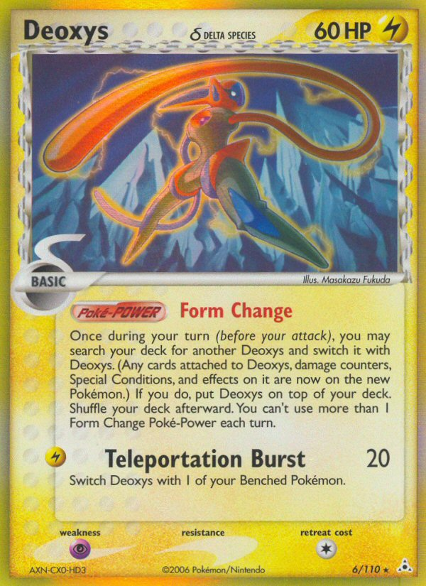 Deoxys (6/110) (Delta Species) [EX: Holon Phantoms] | Arkham Games and Comics