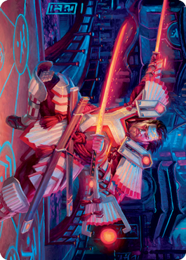 Isshin, Two Heavens as One 1 Art Card [Kamigawa: Neon Dynasty Art Series] | Arkham Games and Comics