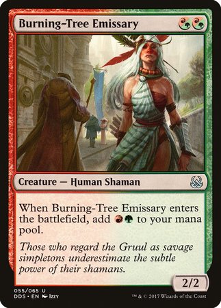 Burning-Tree Emissary [Duel Decks: Mind vs. Might] | Arkham Games and Comics