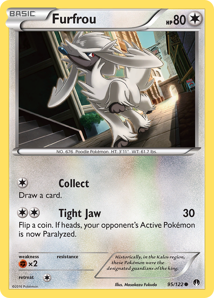 Furfrou (95/122) [XY: BREAKpoint] | Arkham Games and Comics