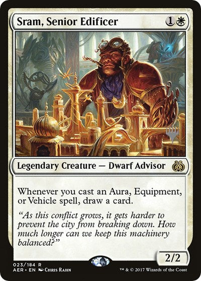 Sram, Senior Edificer [Aether Revolt Promos] | Arkham Games and Comics