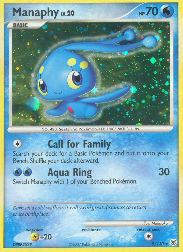 Manaphy (9/130) [Diamond & Pearl: Base Set] | Arkham Games and Comics