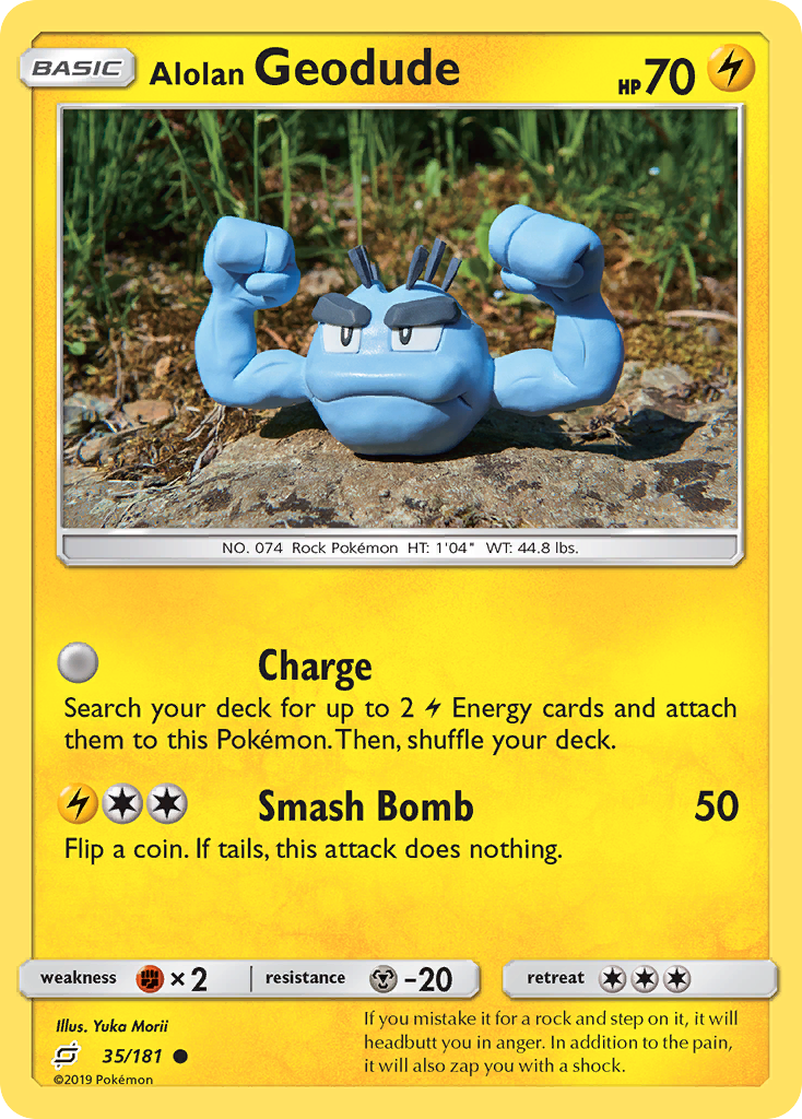 Alolan Geodude (35/181) [Sun & Moon: Team Up] | Arkham Games and Comics