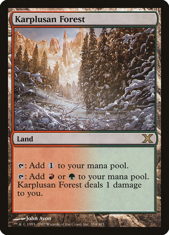 Karplusan Forest [Tenth Edition] | Arkham Games and Comics