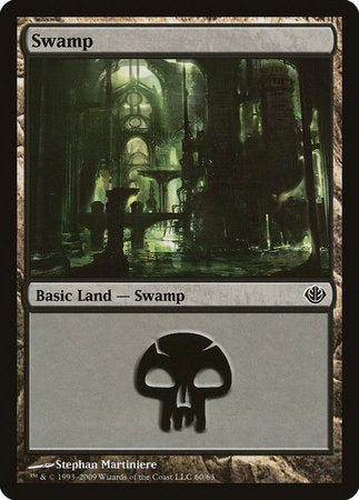 Swamp (60) [Duel Decks: Garruk vs. Liliana] | Arkham Games and Comics