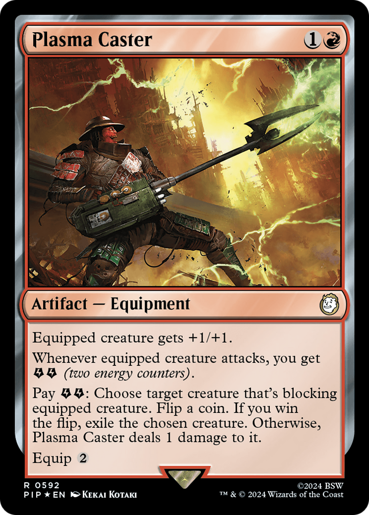 Plasma Caster (Surge Foil) [Fallout] | Arkham Games and Comics