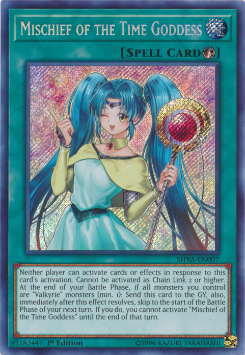 Mischief of the Time Goddess [SHVA-EN007] Secret Rare | Arkham Games and Comics