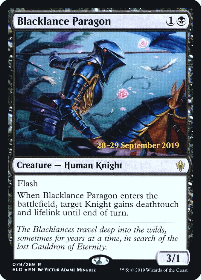 Blacklance Paragon  [Throne of Eldraine Prerelease Promos] | Arkham Games and Comics