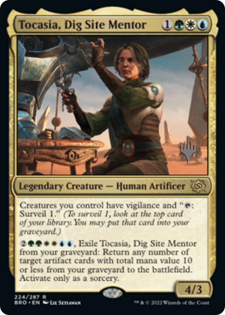 Tocasia, Dig Site Mentor (Promo Pack) [The Brothers' War Promos] | Arkham Games and Comics