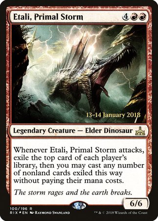 Etali, Primal Storm [Rivals of Ixalan Promos] | Arkham Games and Comics