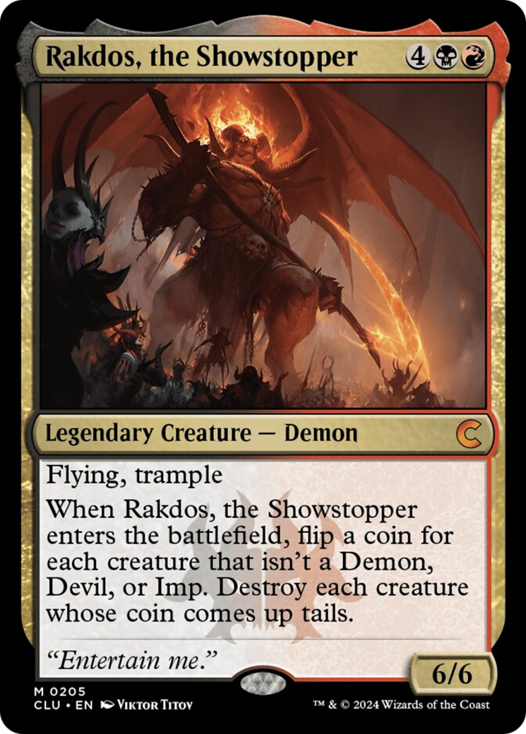 Rakdos, the Showstopper [Ravnica: Clue Edition] | Arkham Games and Comics