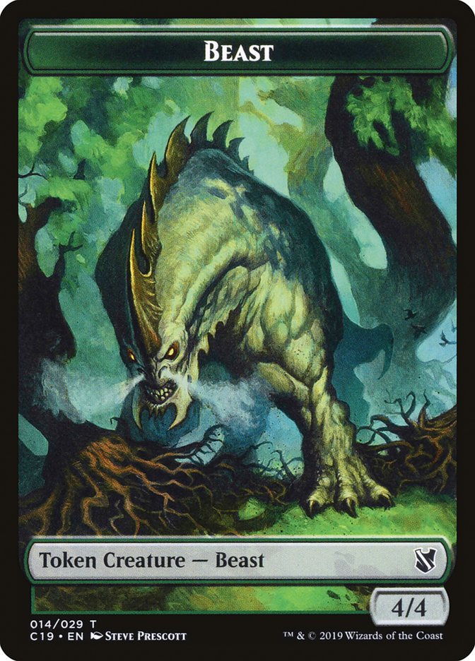 Beast (014/029) [Commander 2019 Tokens] | Arkham Games and Comics