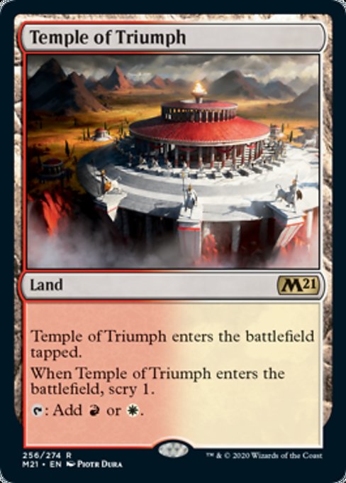 Temple of Triumph [Core Set 2021] | Arkham Games and Comics