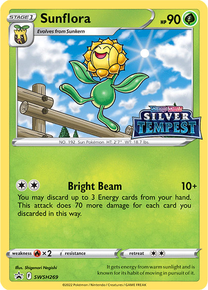 Sunflora (SWSH269) (Prerelease) [Sword & Shield: Black Star Promos] | Arkham Games and Comics