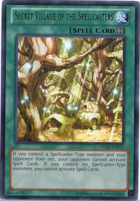 Secret Village of the Spellcasters (Green) [DL14-EN013] Rare | Arkham Games and Comics
