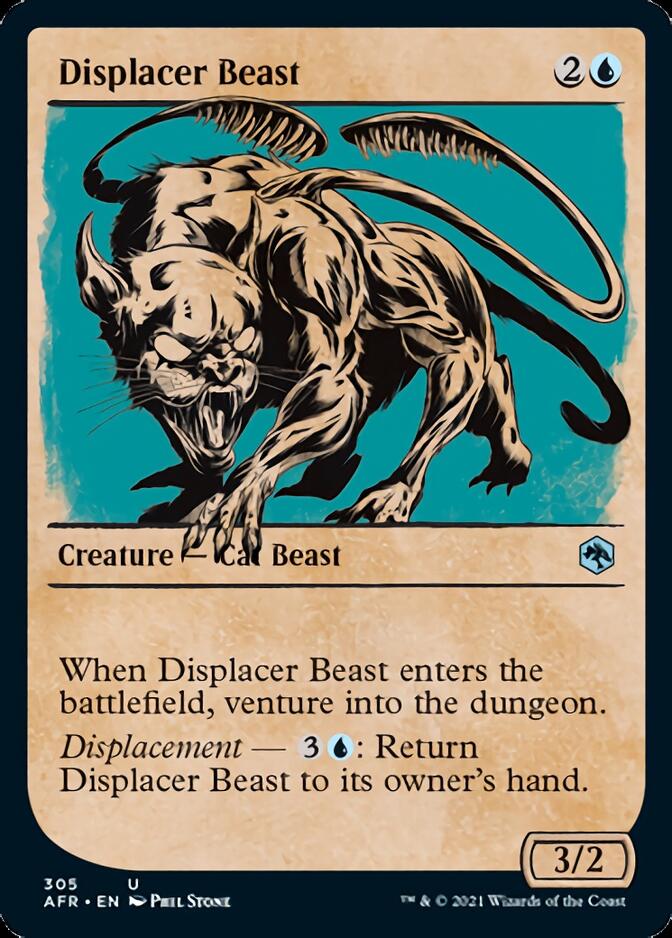Displacer Beast (Showcase) [Dungeons & Dragons: Adventures in the Forgotten Realms] | Arkham Games and Comics