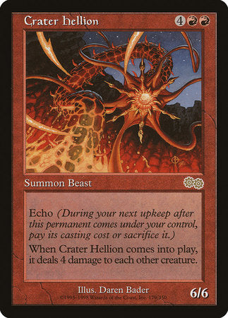 Crater Hellion [Urza's Saga] | Arkham Games and Comics