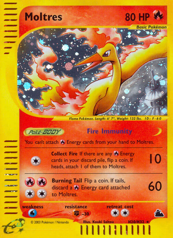 Moltres (H20/H32) [Skyridge] | Arkham Games and Comics