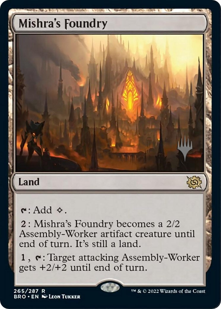 Mishra's Foundry (Promo Pack) [The Brothers' War Promos] | Arkham Games and Comics