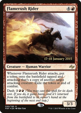 Flamerush Rider [Fate Reforged Promos] | Arkham Games and Comics