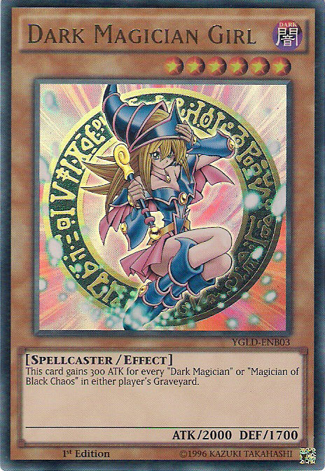 Dark Magician Girl [YGLD-ENB03] Ultra Rare | Arkham Games and Comics