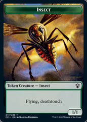 Beast (011) // Insect Token [Commander 2021 Tokens] | Arkham Games and Comics