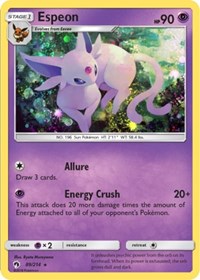 Espeon (89/214) (Cosmos Holo) (Blister Exclusive) [Sun & Moon: Lost Thunder] | Arkham Games and Comics