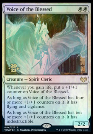 Voice of the Blessed [Innistrad: Crimson Vow Prerelease Promos] | Arkham Games and Comics