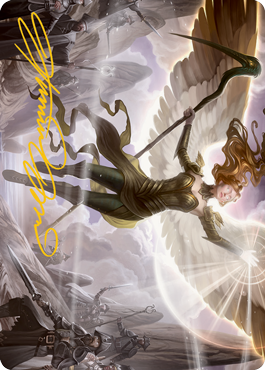 Sigarda's Splendor Art Card (Gold-Stamped Signature) [Innistrad: Midnight Hunt Art Series] | Arkham Games and Comics