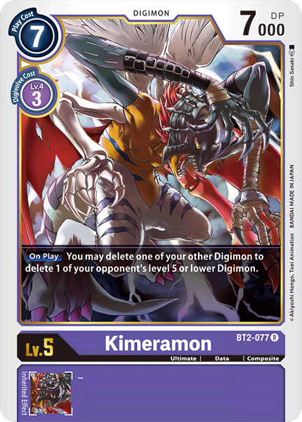 Kimeramon [BT2-077] [Release Special Booster Ver.1.0] | Arkham Games and Comics