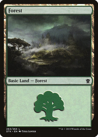 Forest (263) [Dragons of Tarkir] | Arkham Games and Comics