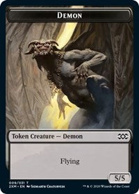 Demon // Germ Double-sided Token [Double Masters Tokens] | Arkham Games and Comics