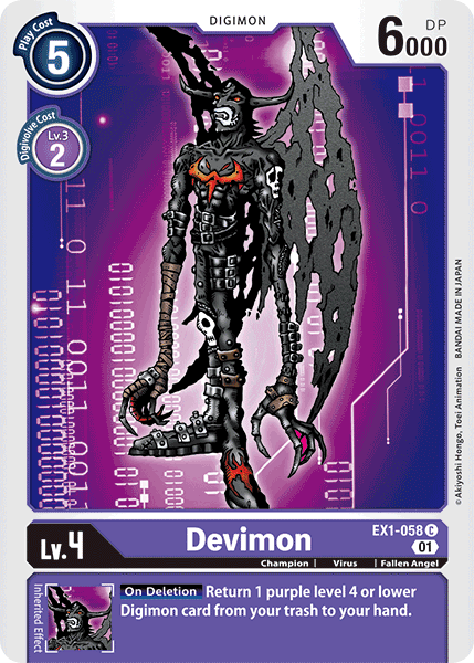 Devimon [EX1-058] [Classic Collection] | Arkham Games and Comics