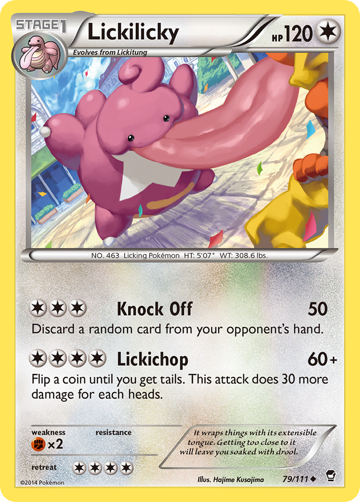 Lickilicky (79/111) [XY: Furious Fists] | Arkham Games and Comics