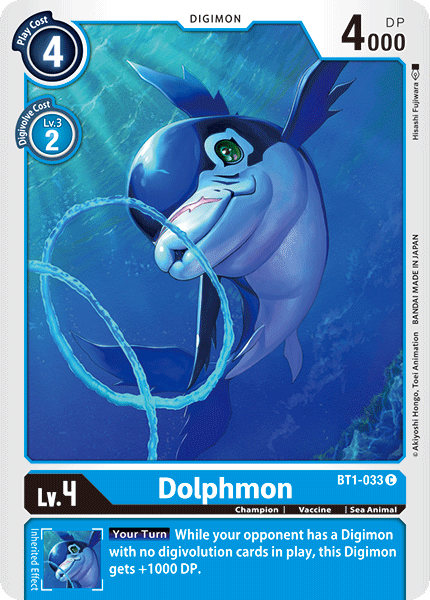 Dolphmon [BT1-033] [Release Special Booster Ver.1.0] | Arkham Games and Comics