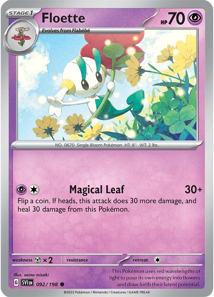 Floette (092/198) [Scarlet & Violet: Base Set] | Arkham Games and Comics