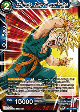 SS Trunks, Fully-Powered Fusion (BT14-044) [Cross Spirits] | Arkham Games and Comics