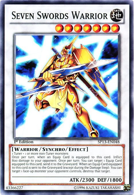 Seven Swords Warrior [SP13-EN048] Common | Arkham Games and Comics