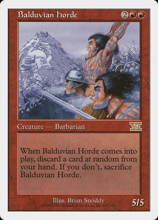 Balduvian Horde [Classic Sixth Edition] | Arkham Games and Comics