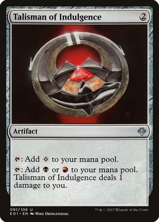 Talisman of Indulgence [Archenemy: Nicol Bolas] | Arkham Games and Comics