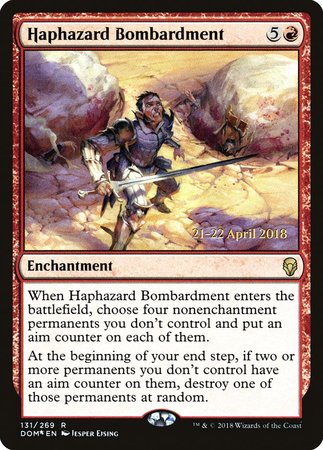 Haphazard Bombardment [Dominaria Promos] | Arkham Games and Comics