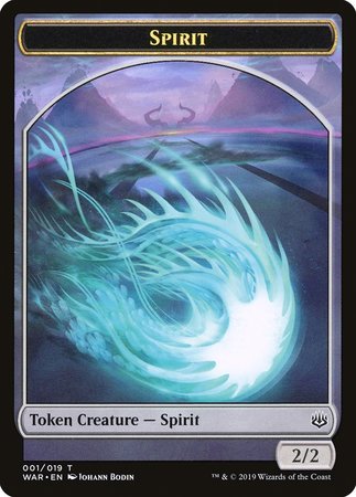 Spirit Token [War of the Spark Tokens] | Arkham Games and Comics