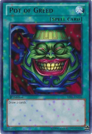 Pot of Greed [BP01-EN034] Starfoil Rare | Arkham Games and Comics