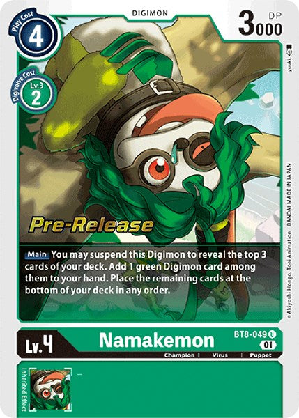 Namakemon [BT8-049] [New Awakening Pre-Release Cards] | Arkham Games and Comics