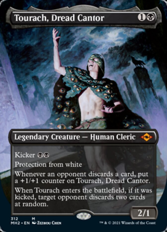 Tourach, Dread Cantor (Borderless Alternate Art) [Modern Horizons 2] | Arkham Games and Comics
