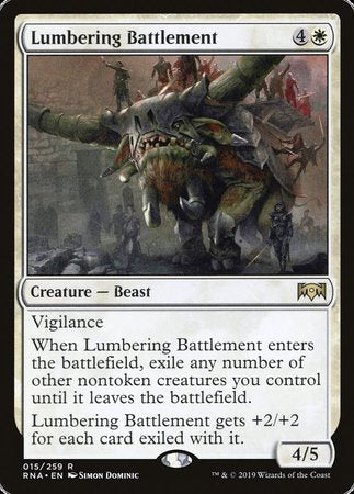 Lumbering Battlement [Ravnica Allegiance] | Arkham Games and Comics