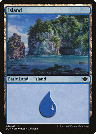 Island (76) [Duel Decks: Speed vs. Cunning] | Arkham Games and Comics