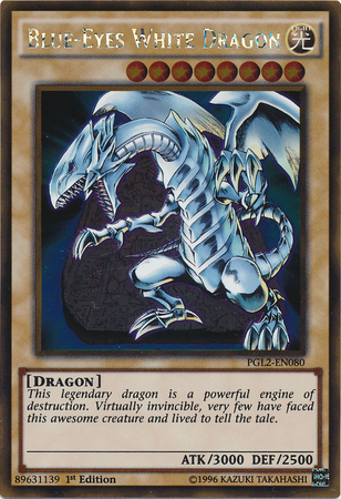 Blue-Eyes White Dragon [PGL2-EN080] Gold Rare | Arkham Games and Comics